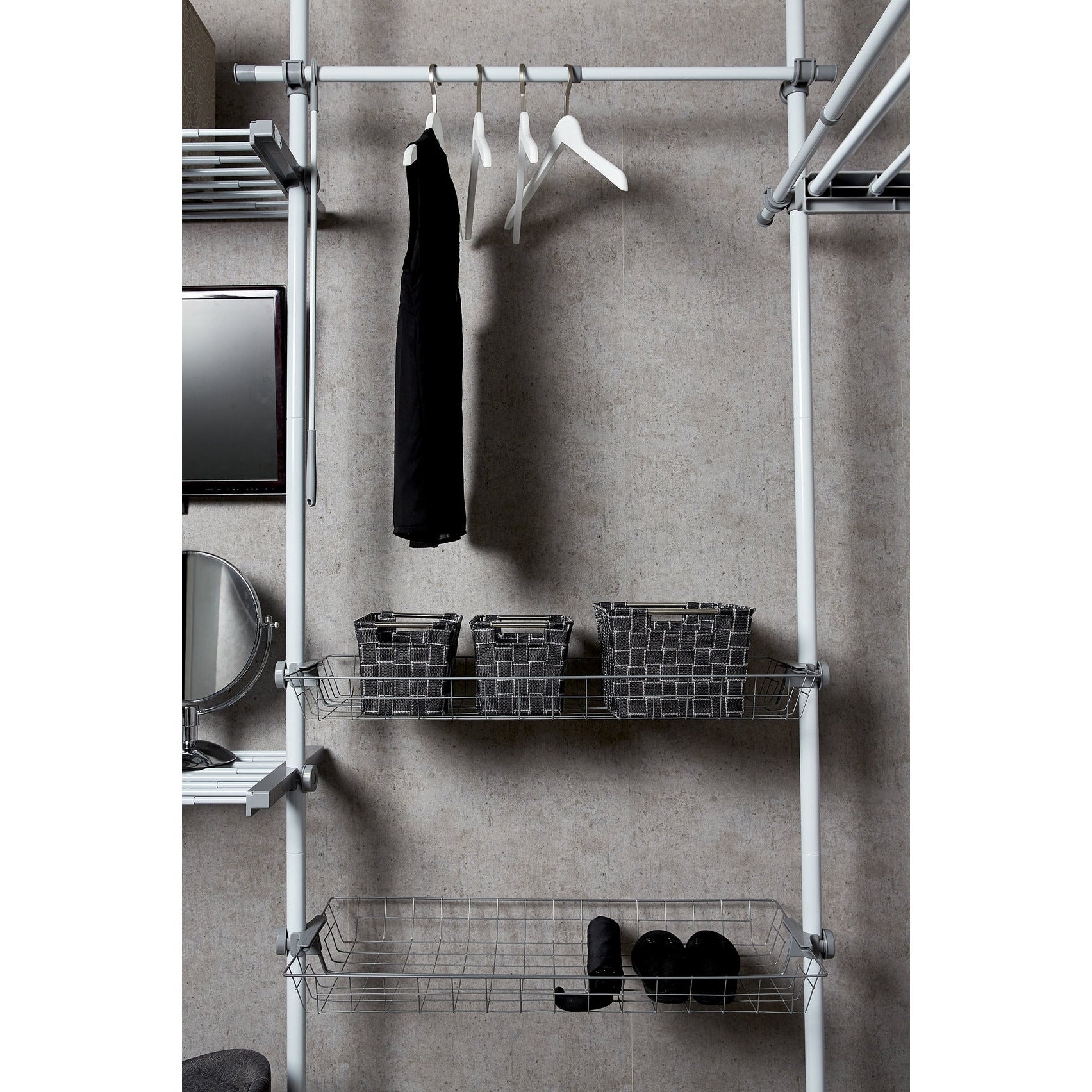 Herkules Duo Telescopic Clothes Rack System