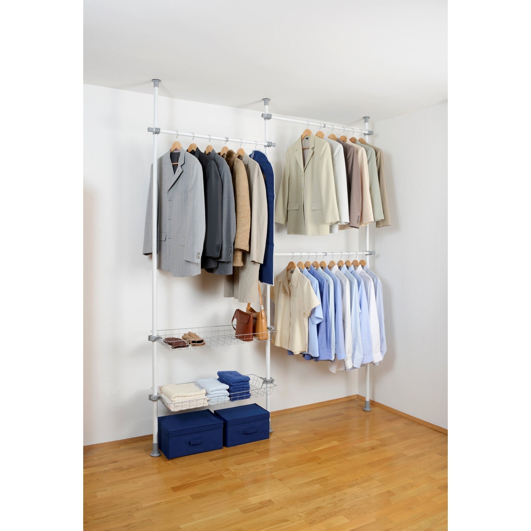 Herkules Duo Telescopic Clothes Rack System