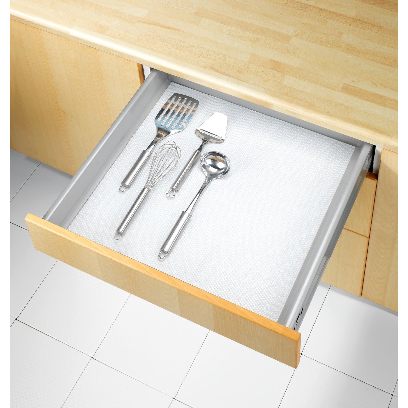 Slip Stop Mat - White - 150x50cm Roll