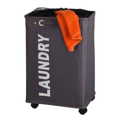 QUADRO LAUNDRY BASKET - GREY 79L