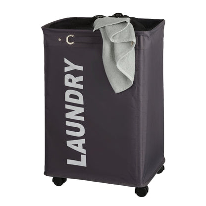 QUADRO LAUNDRY BASKET - GREY 79L