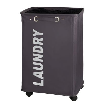 QUADRO LAUNDRY BASKET - GREY 79L