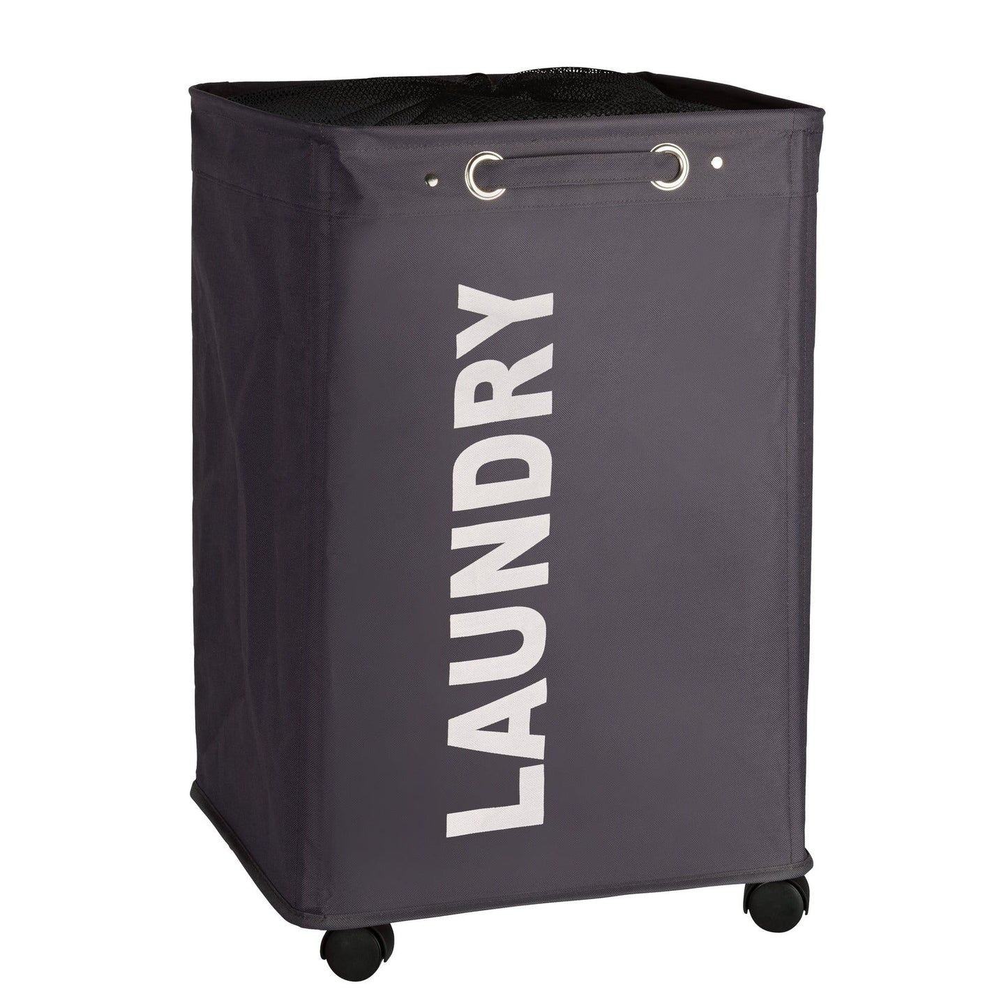 QUADRO LAUNDRY BASKET - GREY 79L