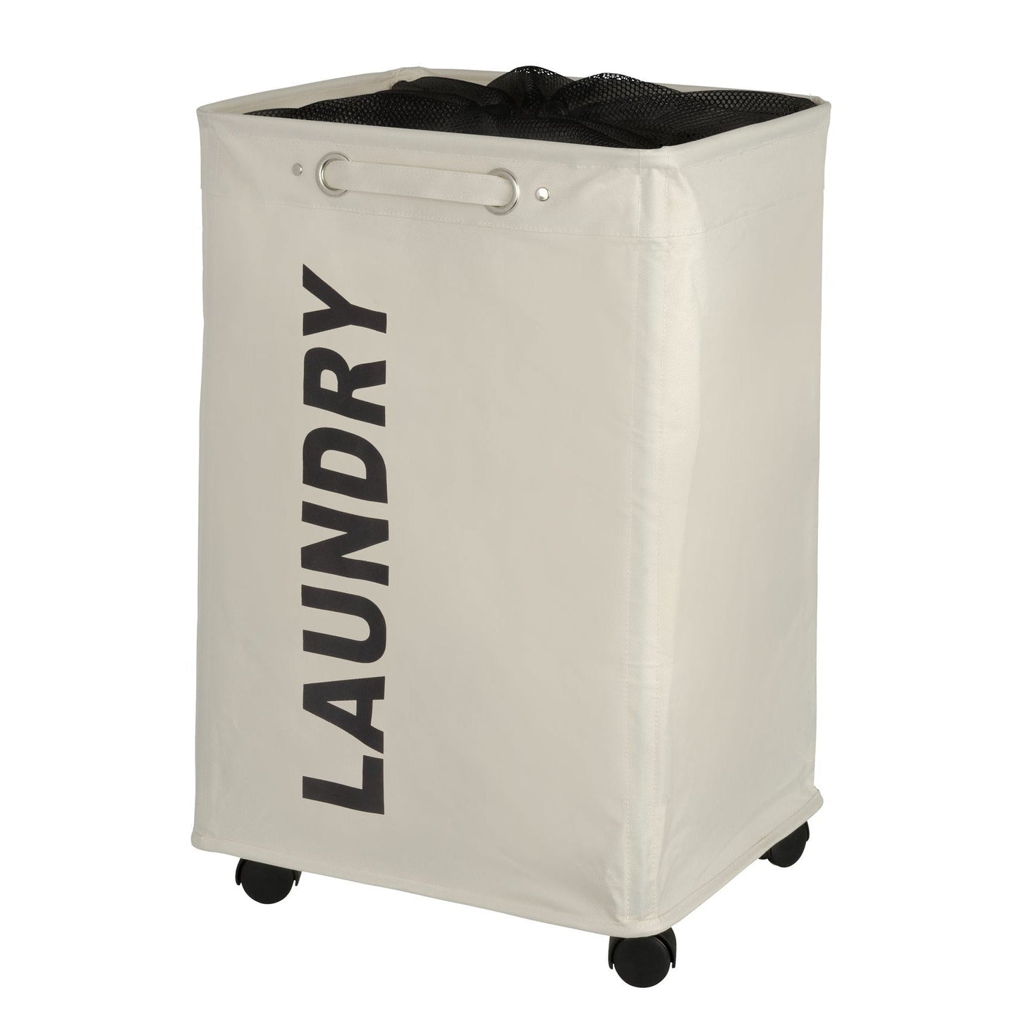 QUADRO LAUNDRY BASKET - BEIGE 79L