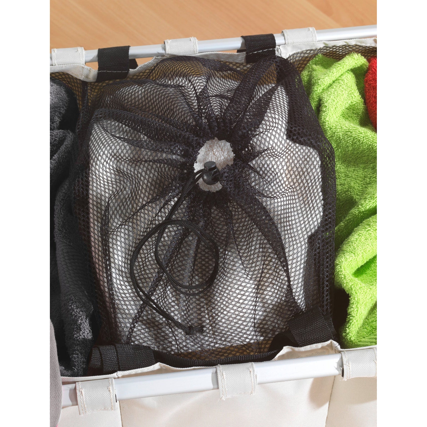 Laundry Basket 130L - 3x43L 3-Section - Trio - Beige