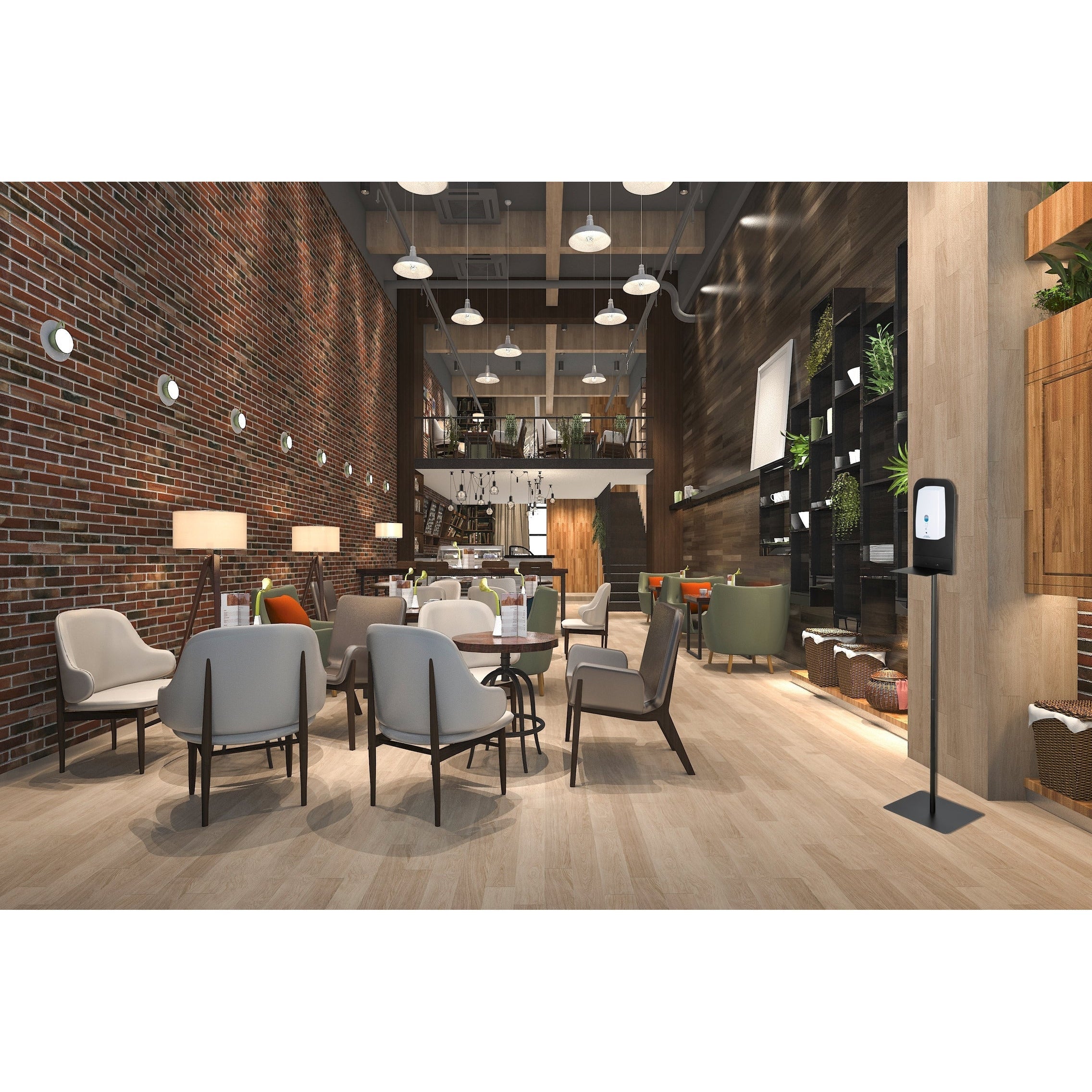 Disinfectant Stand - Large - Black - Matt