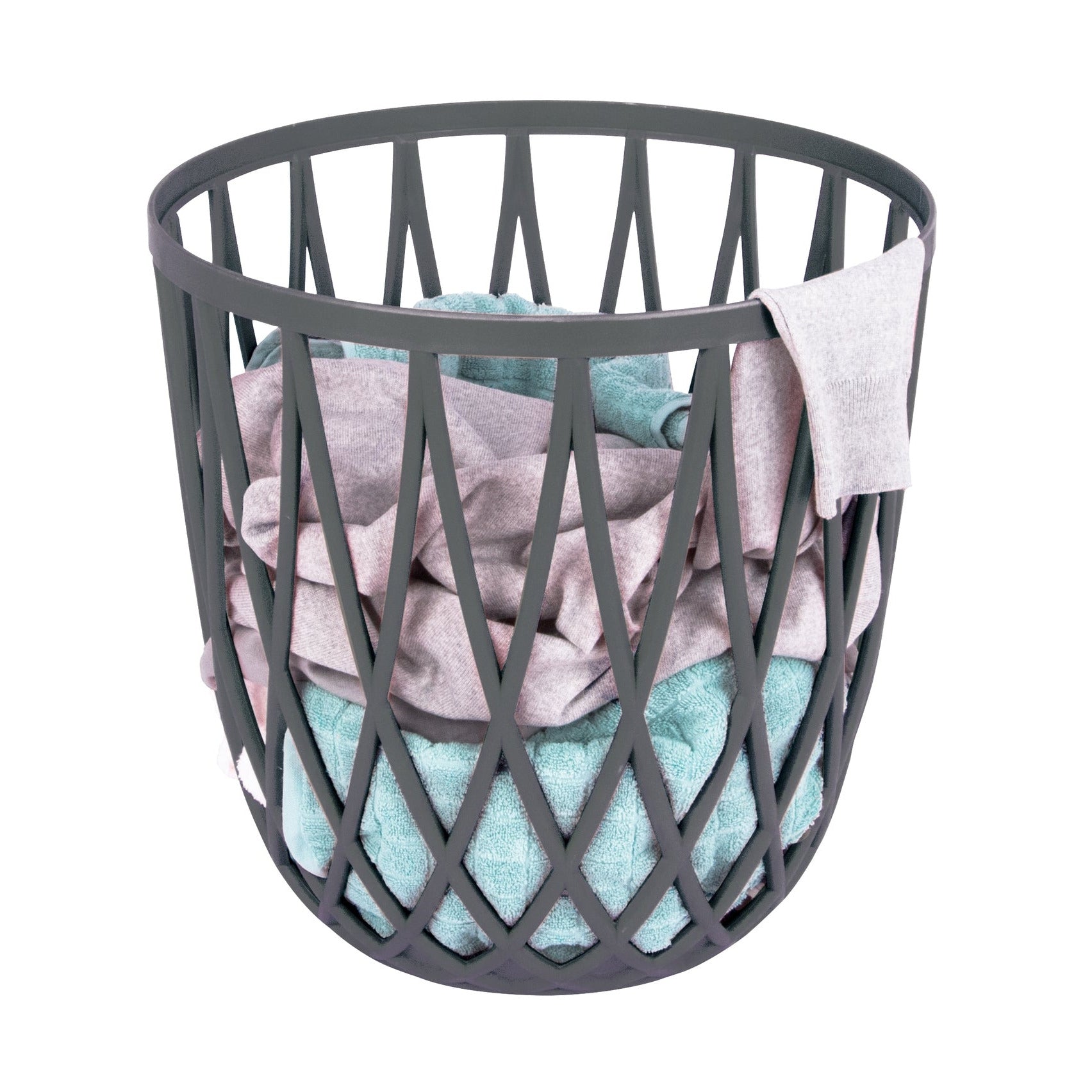 Bathroom Stool / Laundry Basket - Omio - Anthracite