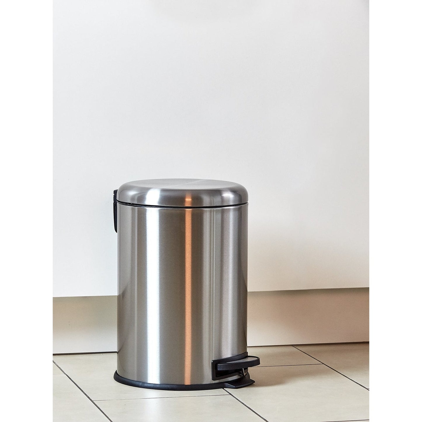 20L PEDAL BIN - LEMAN EASY-CLOSE - S/STEEL