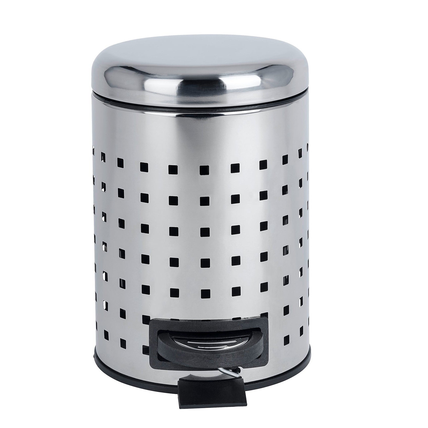 3L Pedal Bin - Leman - S/Steel Perforated
