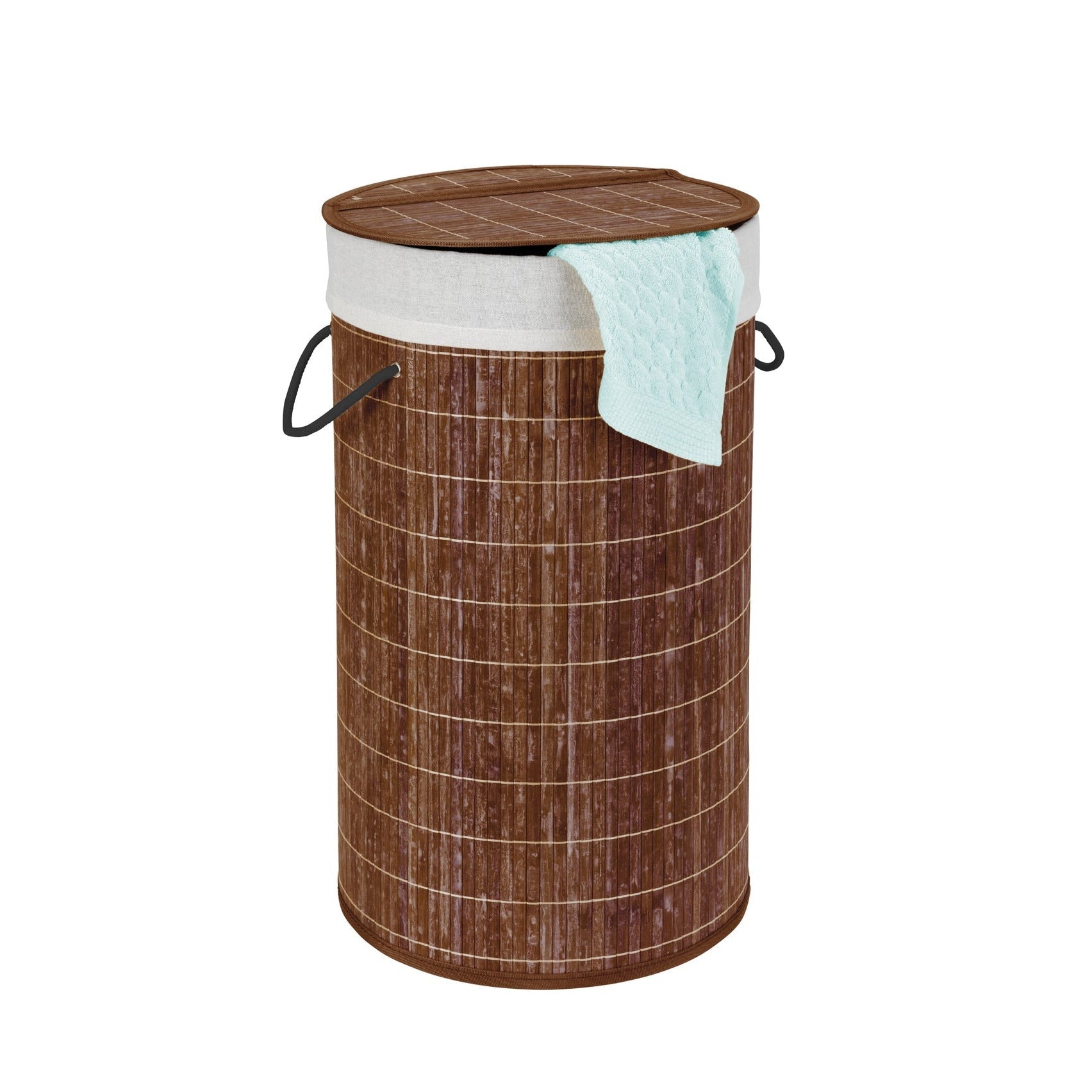 Laundry Basket 55L - Bamboo - With Bag