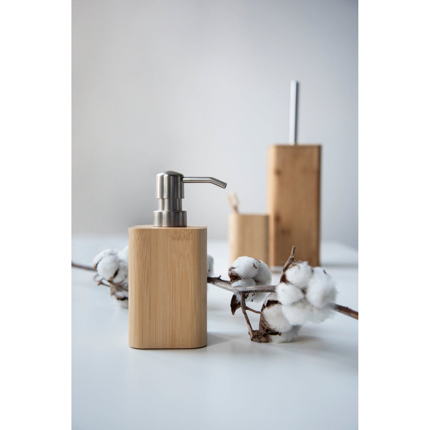 SOAP DISPENSER - BAMBUSA RANGE - BAMBOO