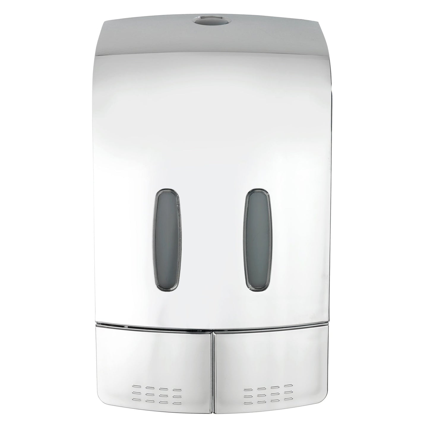 2-CHAMBER DISINFECTANT/SOAP DISPENSER - TARTAS - CHROME