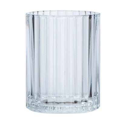 TOOTHBRUSH TUMBLER - VETRO RANGE - GLASS - TRANSPARENT