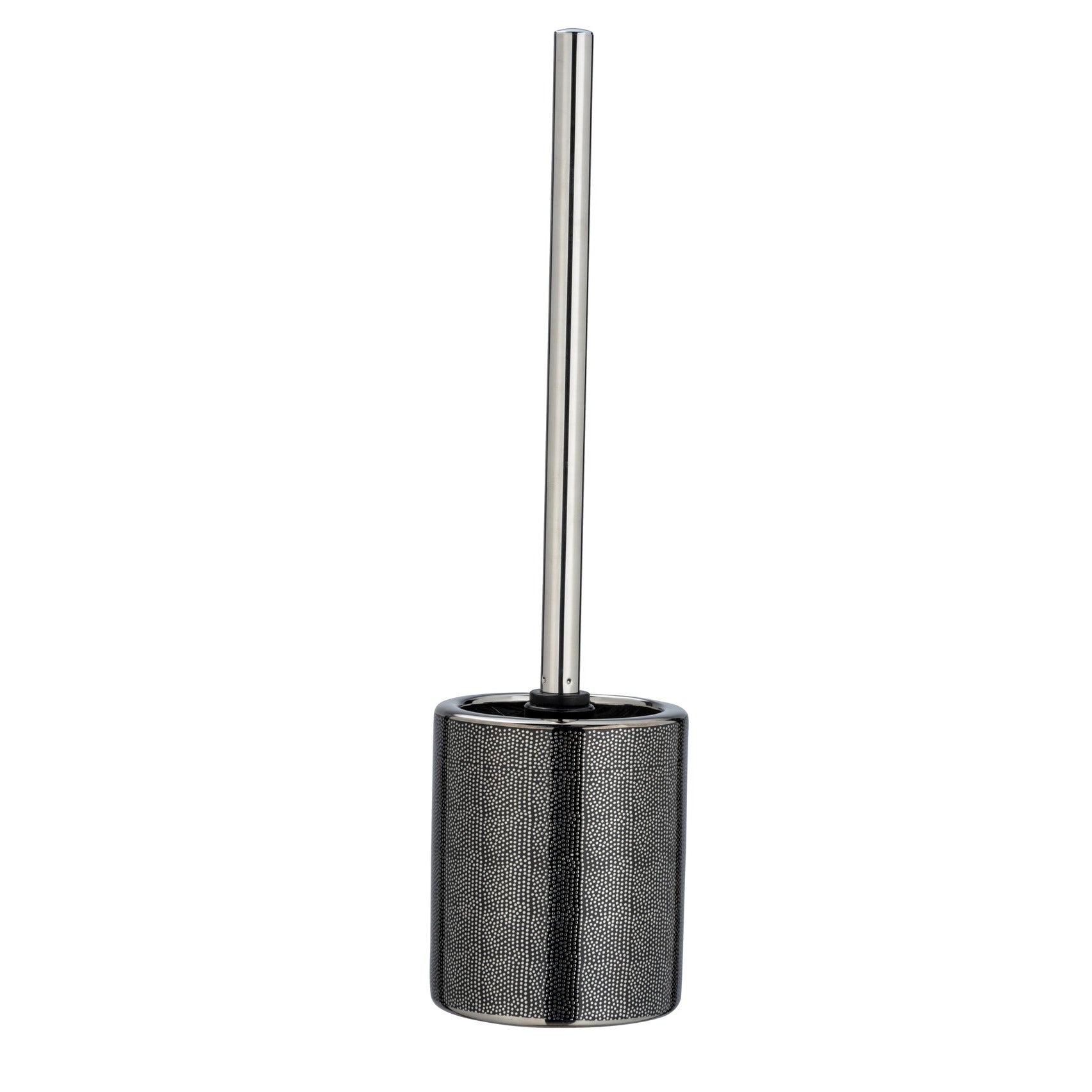 Toilet Brush Nuria Range Silver/Anthracite - Ceramic