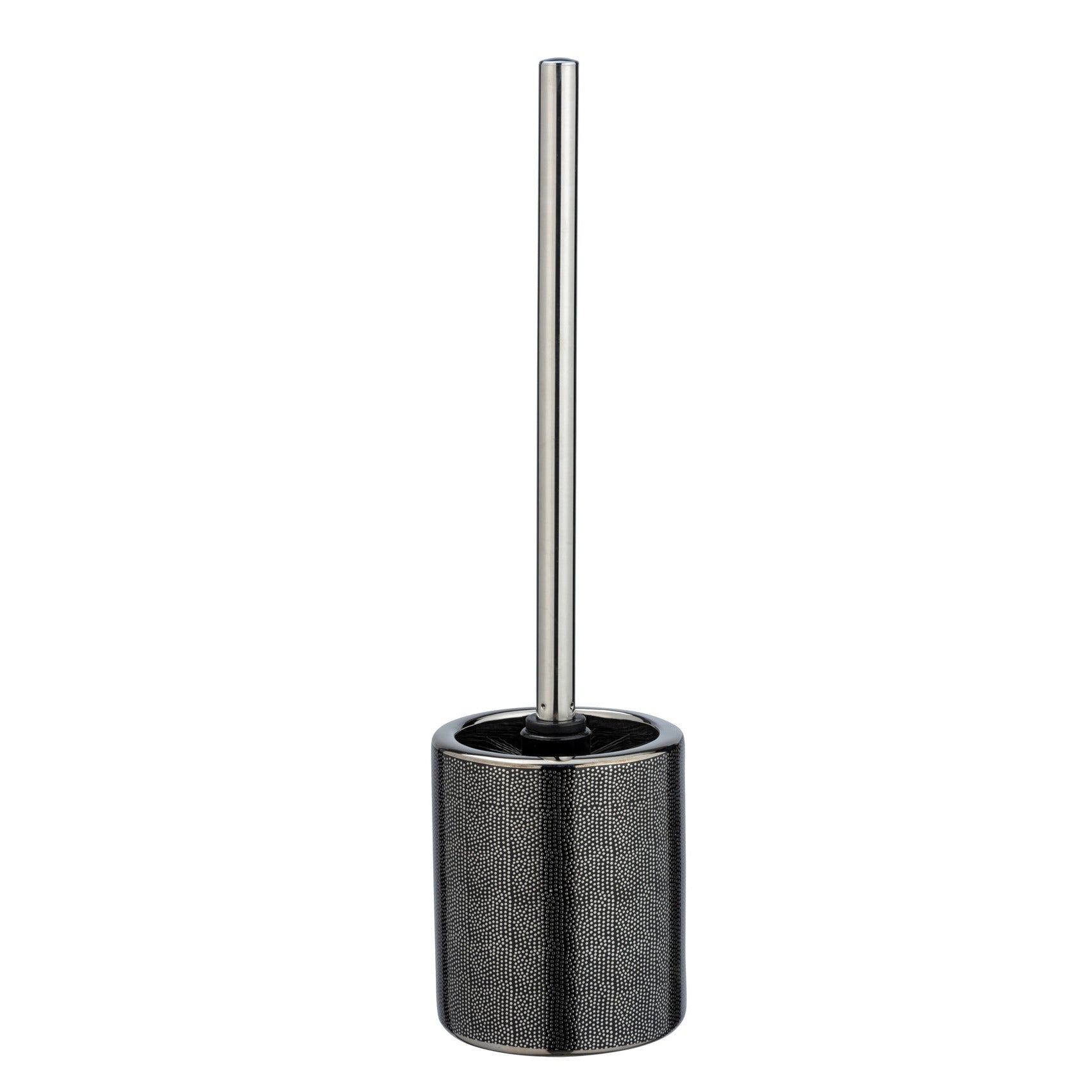 Toilet Brush Nuria Range Silver/Anthracite - Ceramic