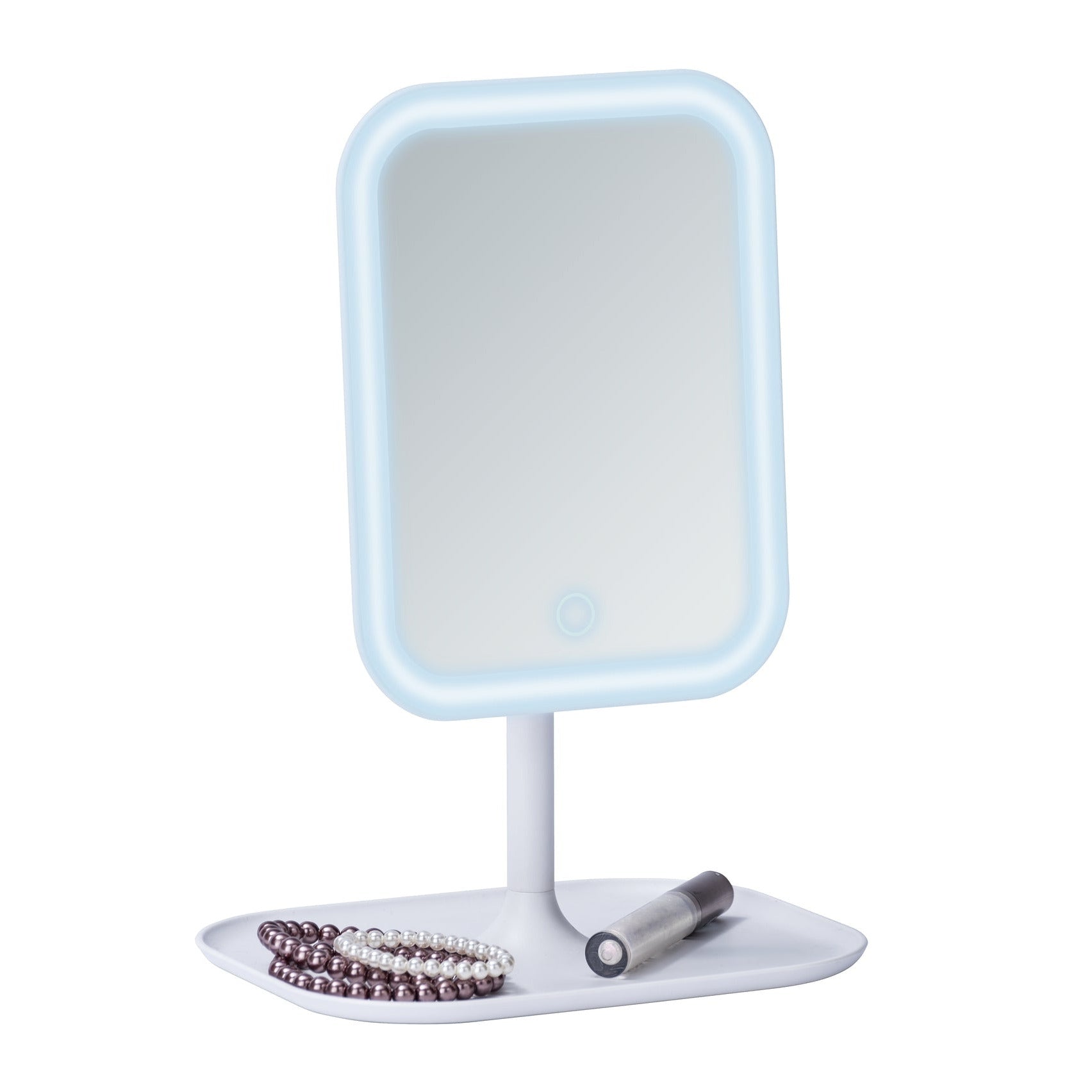 LED ILLUMINATING STANDING COSMETIC MIRROR - BERTIOLO