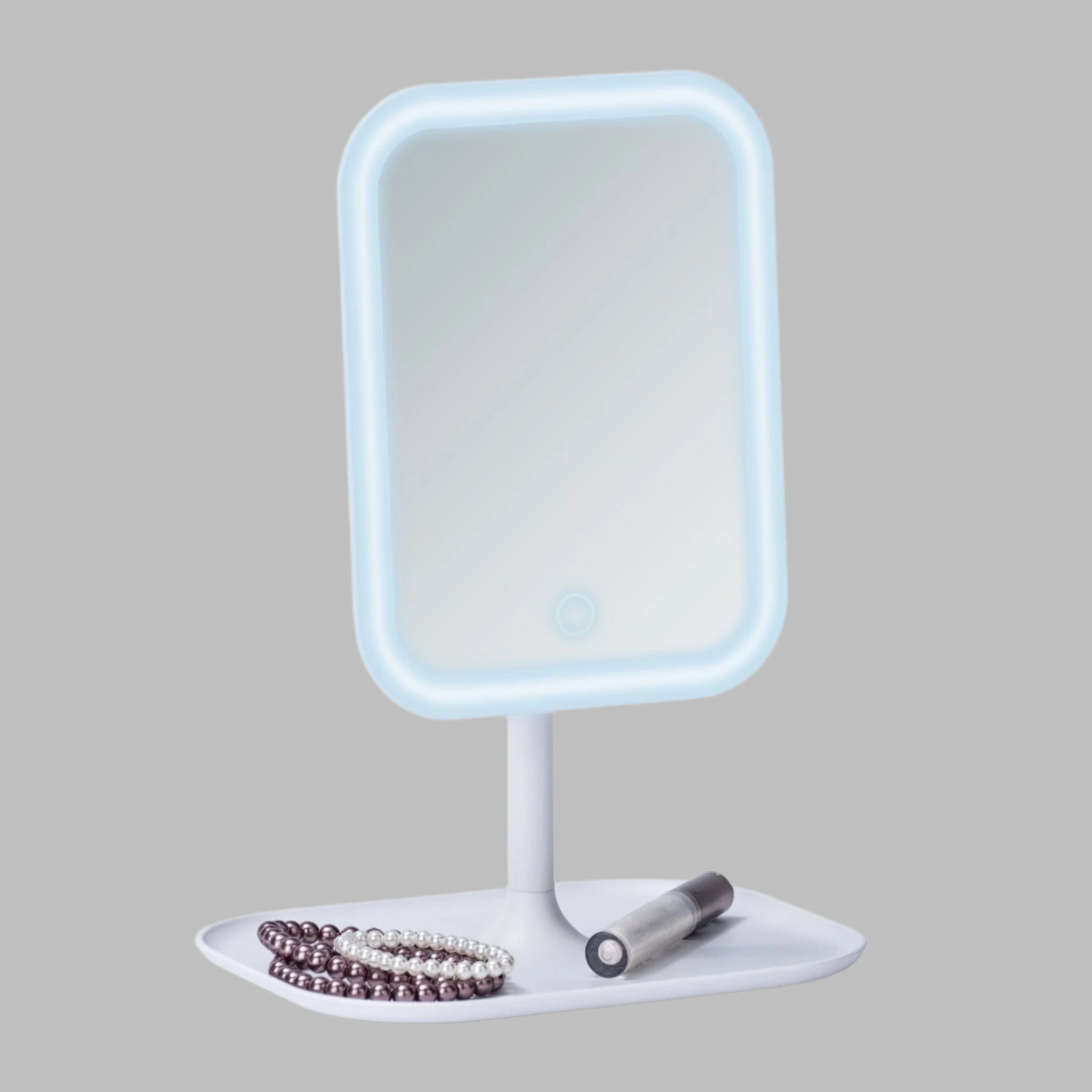 LED ILLUMINATING STANDING COSMETIC MIRROR - BERTIOLO