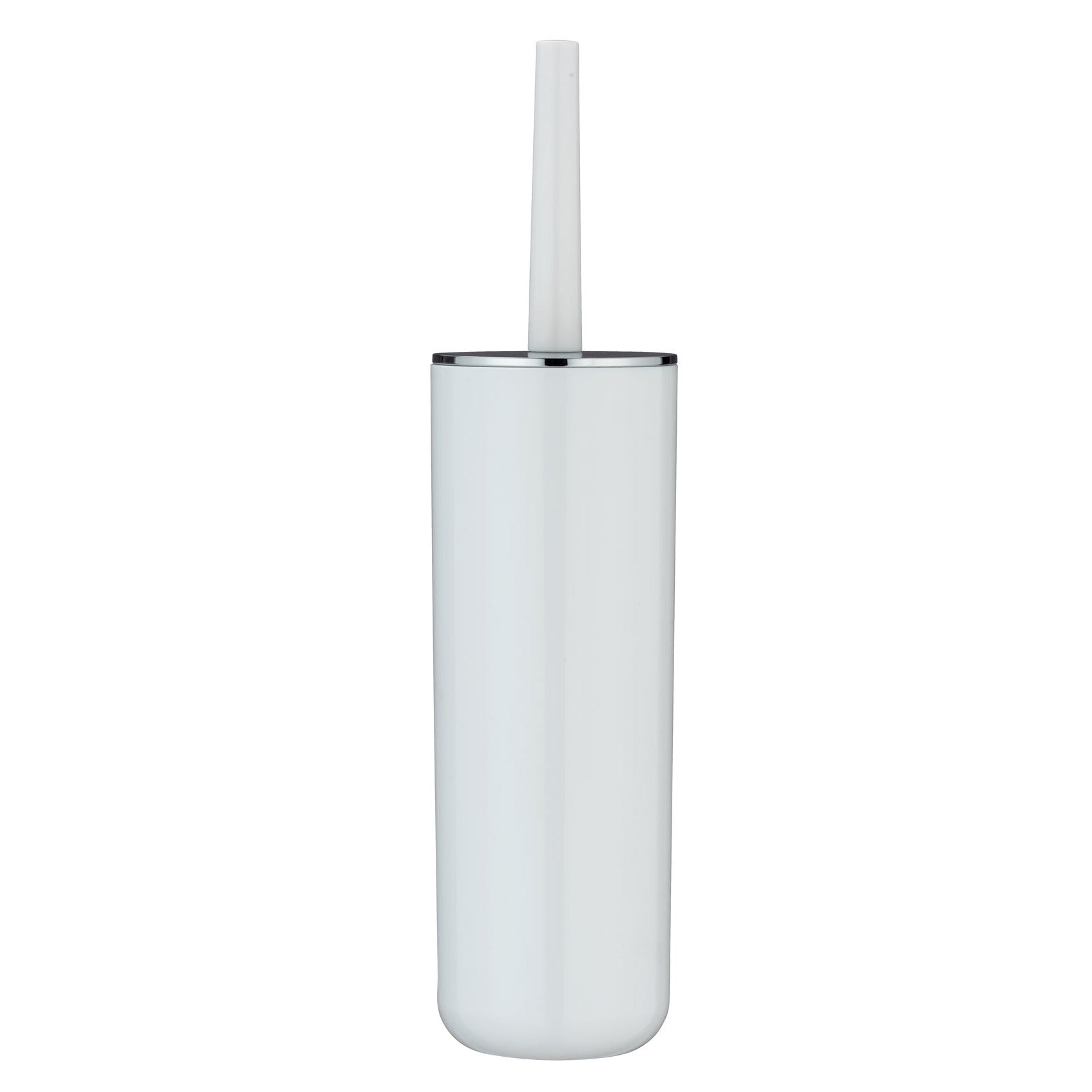 Toilet Brush - Closed - Posa - White/Chrome