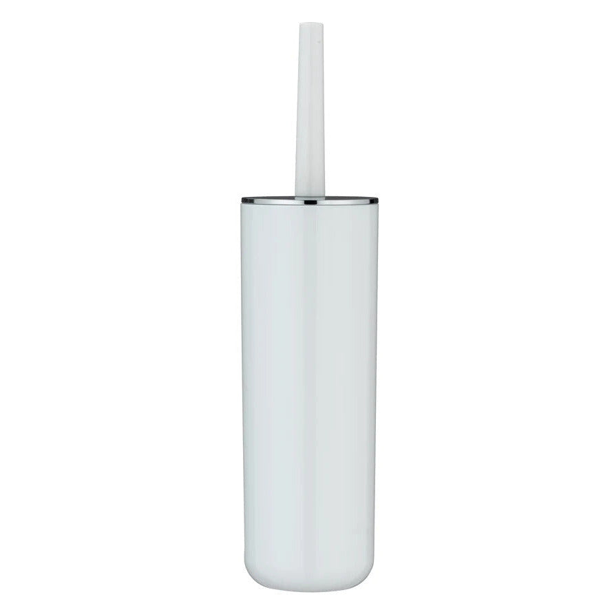 Toilet Brush - Closed - Posa - White/Chrome