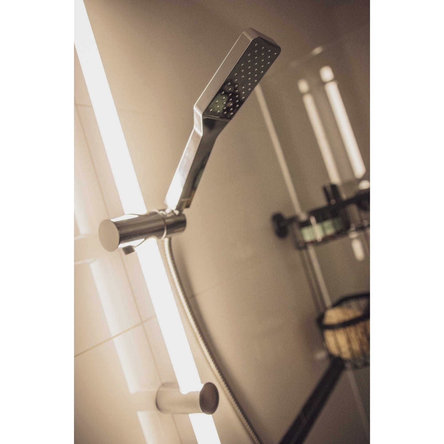 LED SHOWER RAIL 94CM RGB+ WARM - WHITE SET