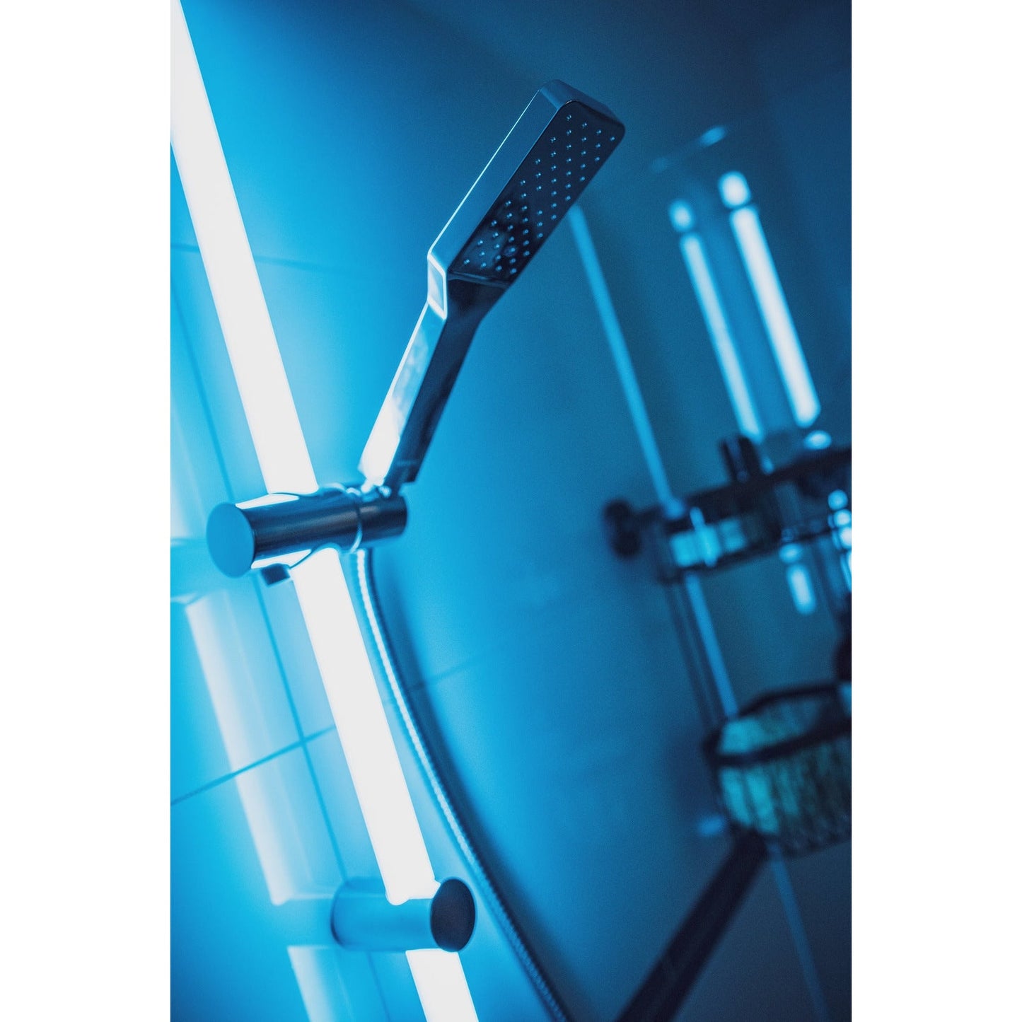 LED SHOWER RAIL 94CM RGB+ WARM - WHITE SET