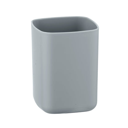 TOOTHBRUSH TUMBLER - BARCELONA RANGE - GREY - UNBREAKABLE