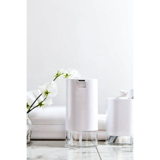 SOAP DISPENSER - ORIA RANGE - WHITE & CLEAR