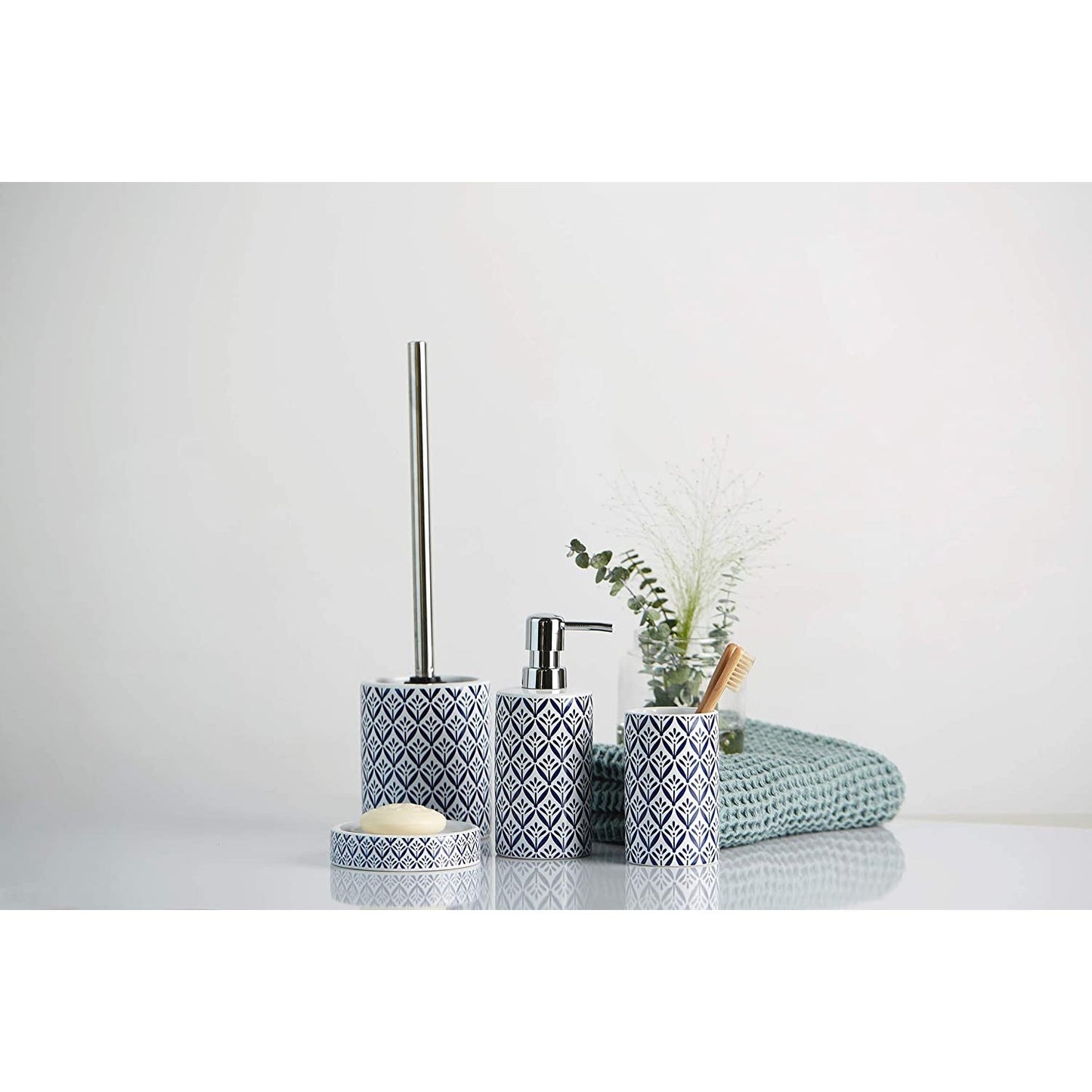 TOILET BRUSH “ LORCA RANGE “ BLUE - CERAMIC