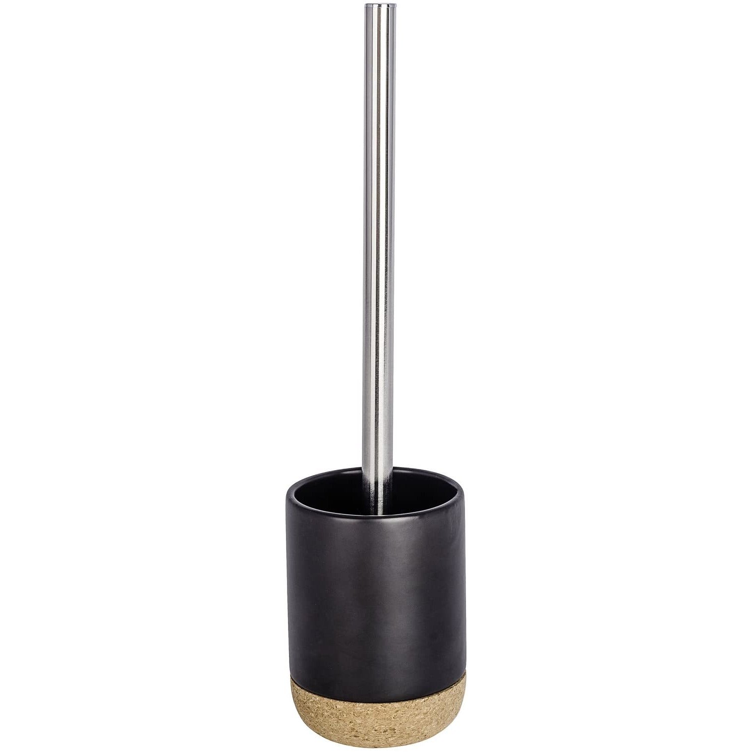 Toilet Brush - Black Ceramic & Cork