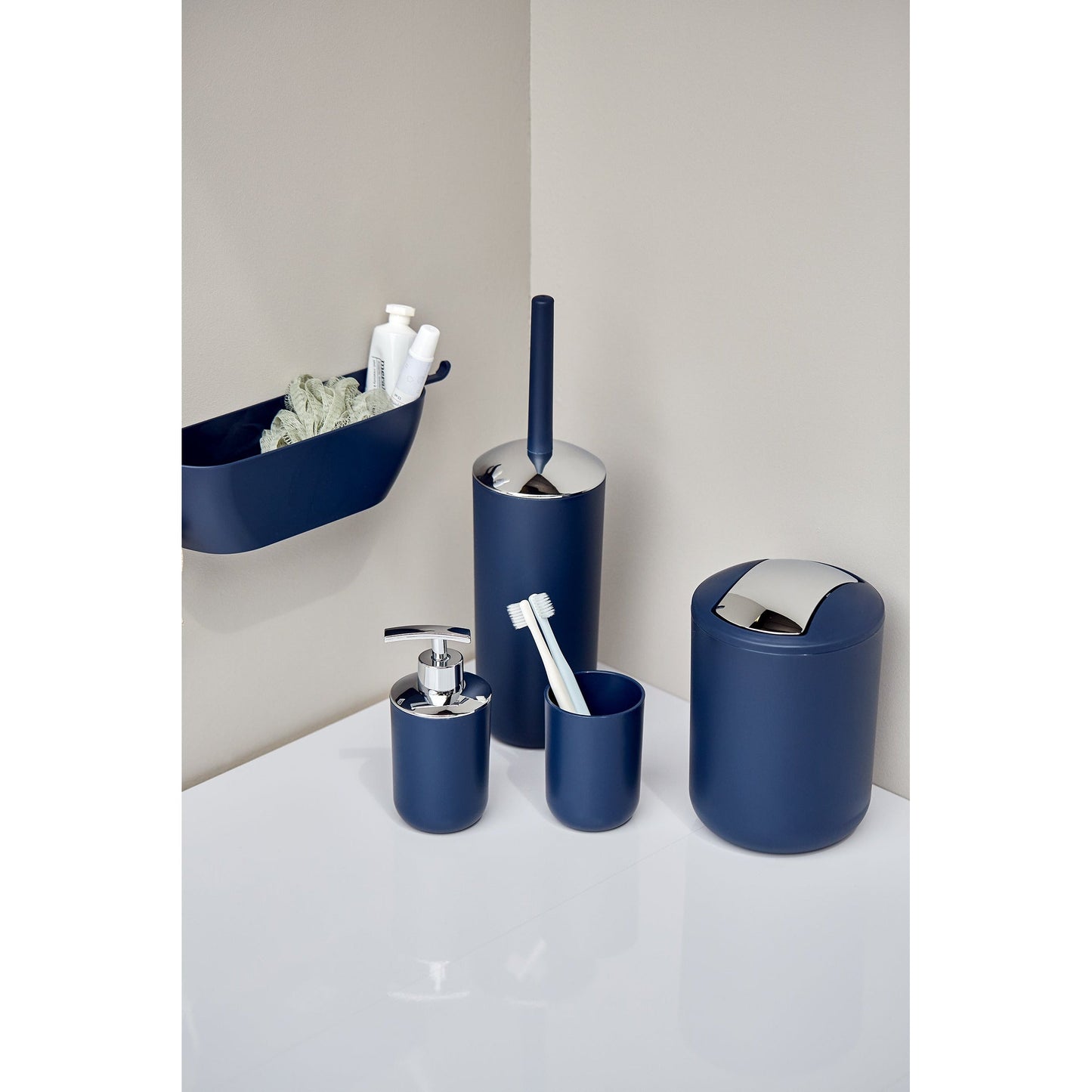 TOILET BRUSH - BRASIL RANGE - DARK BLUE