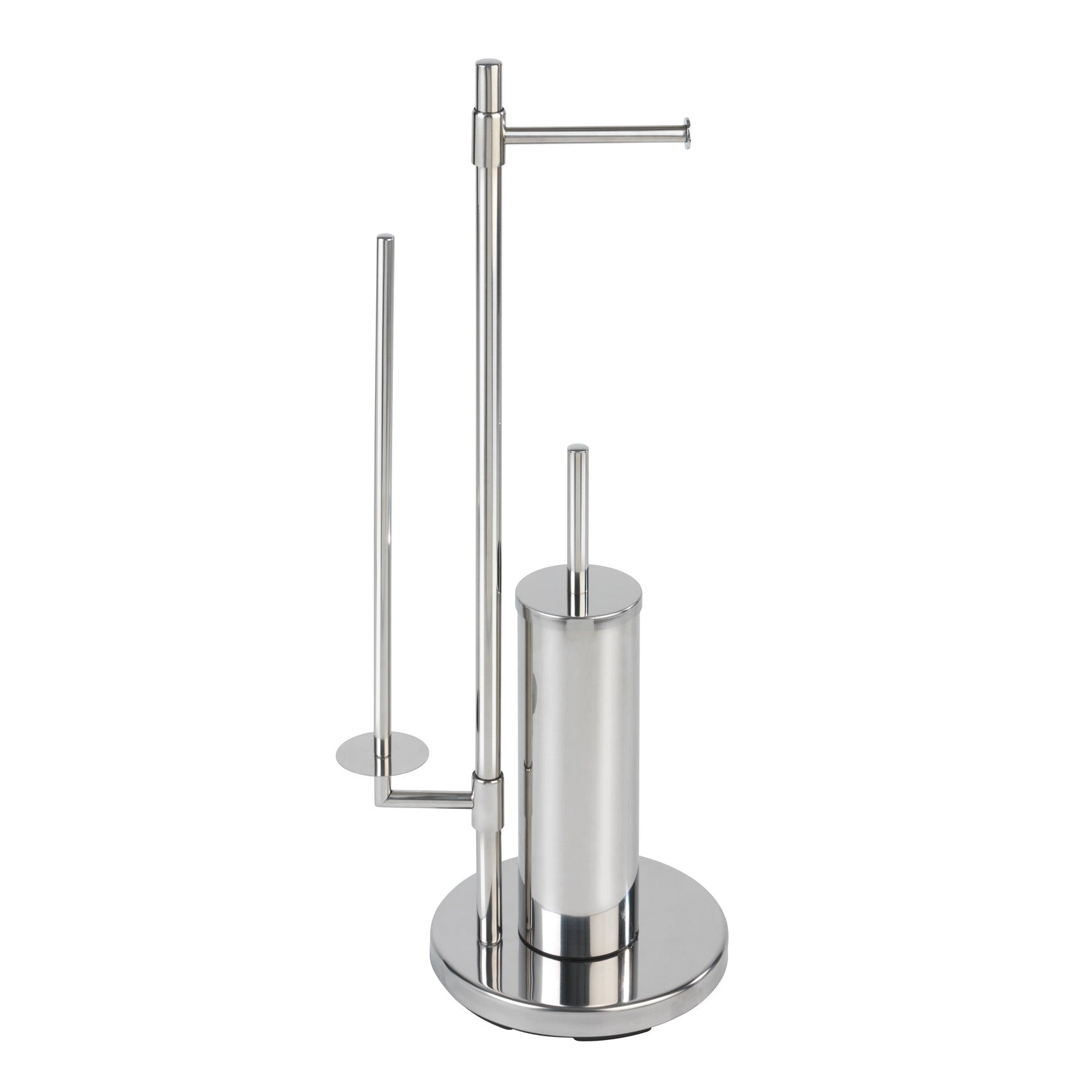 Freestanding Toilet Brush & Roll Holder - Universalo Neo - Stainless Steel