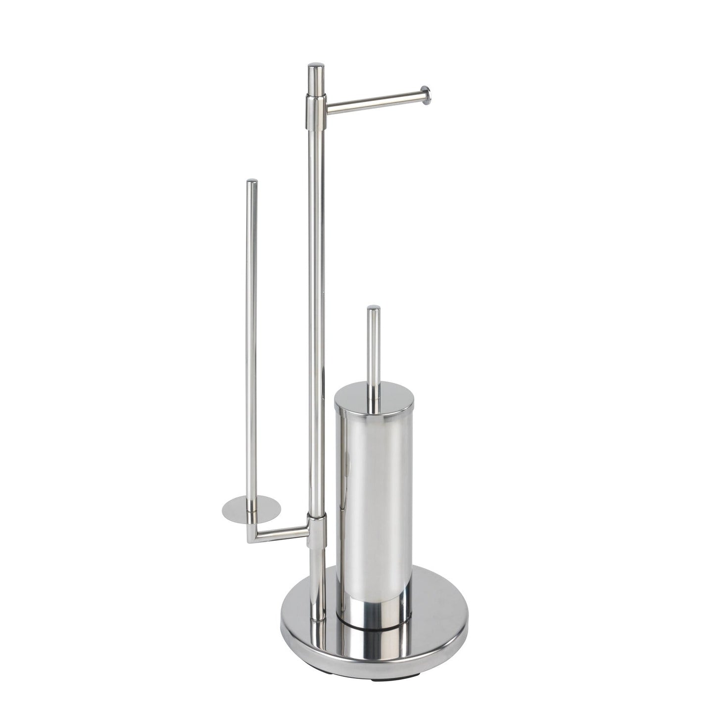 FREESTANDING TOILET BRUSH & ROLL HOLDER - UNIVERSALO NEO - STAINLESS STEEL