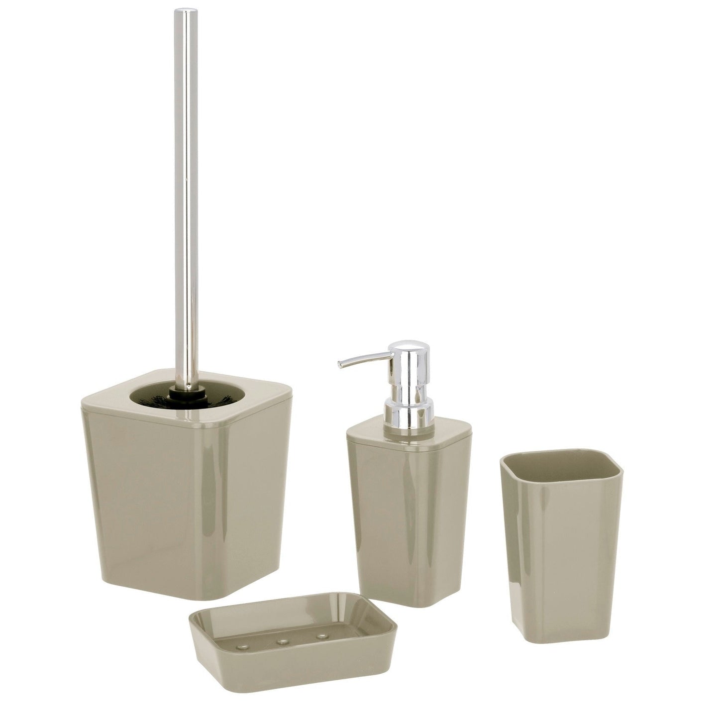 TOOTHBRUSH TUMBLER - CANDY RANGE - TAUPE