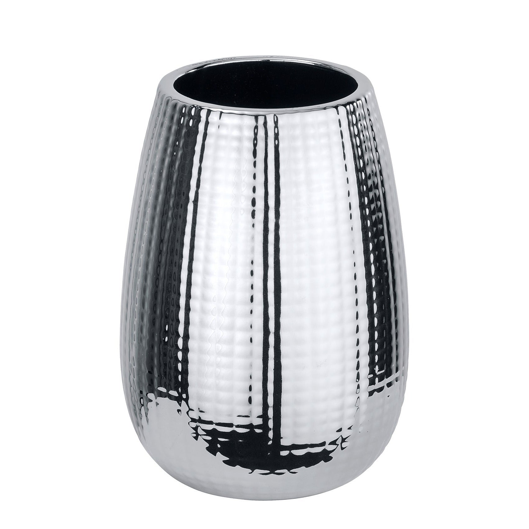 Toothbrush Tumbler - Dakar Range - Ceramic - Silver