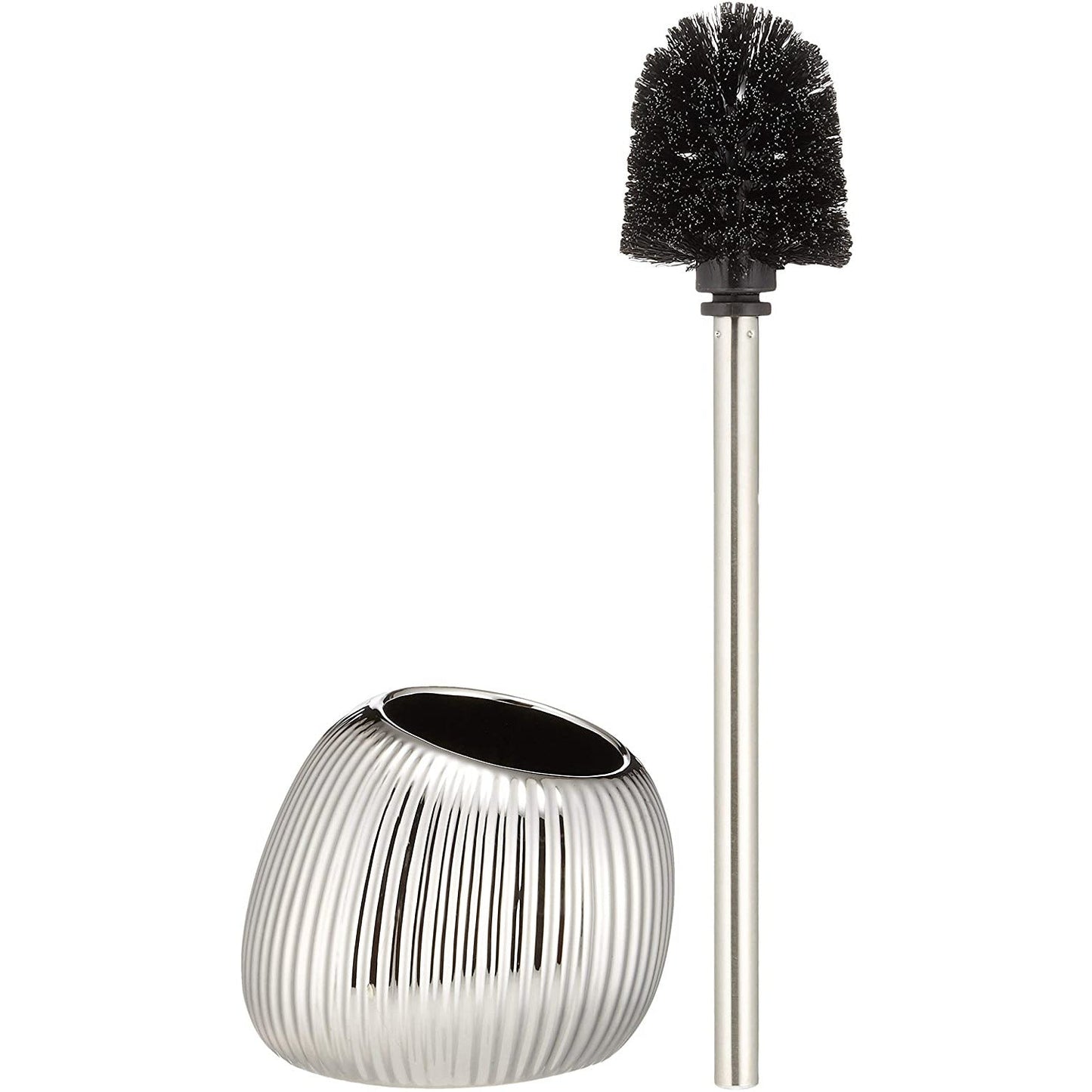 TOILET BRUSH “ POLARIS RANGE “ SILVER RIFF - CERAMIC