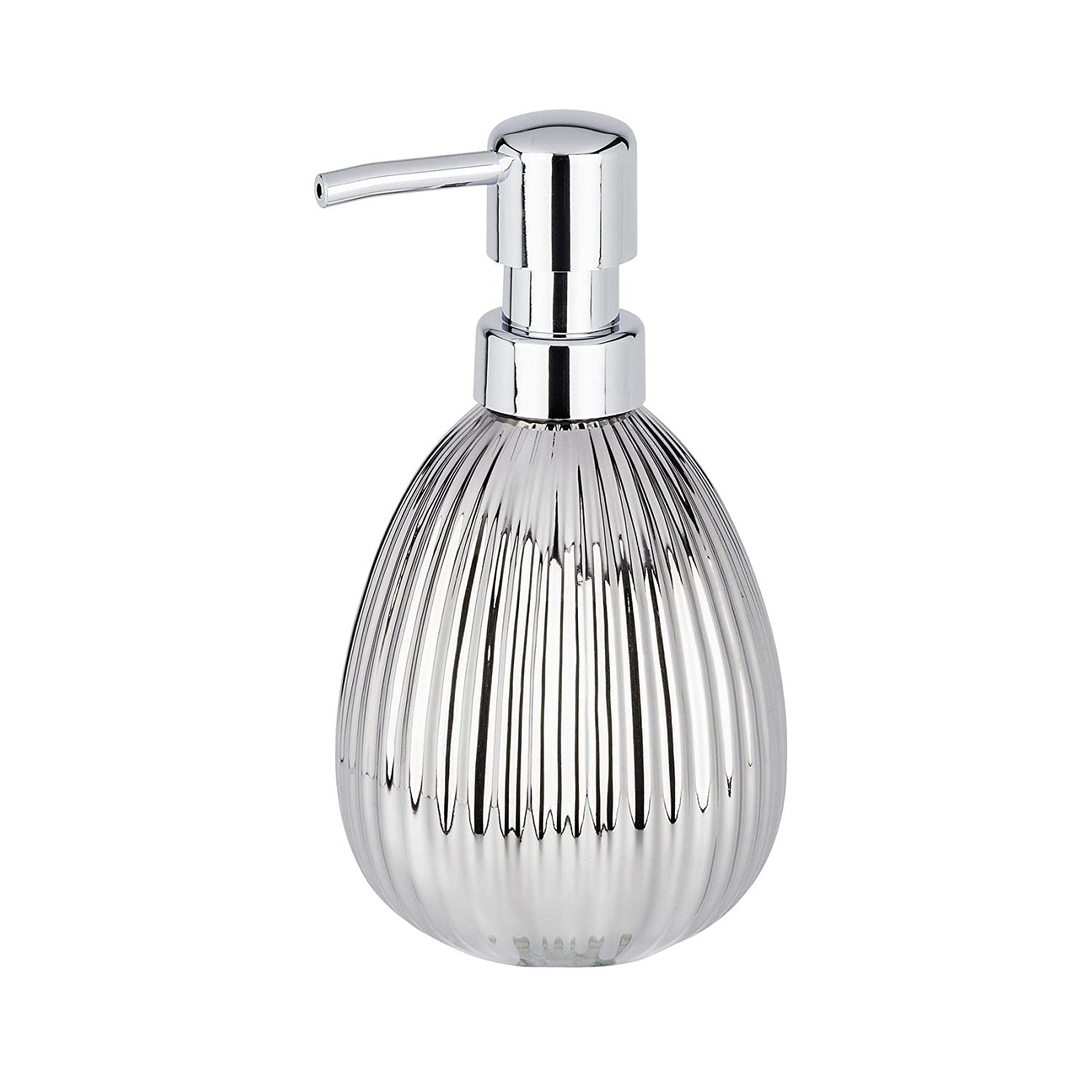 Soap Dispenser - Polaris Range Silver Riff - Ceramic