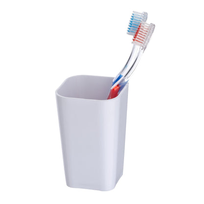 TOOTHBRUSH TUMBLER - CANDY RANGE - WHITE