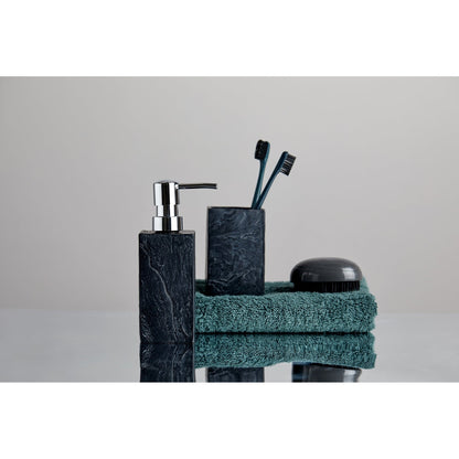 TOOTHBRUSH TUMBLER - SLATE ROCK RANGE - POLYRESIN - ANTHRACITE