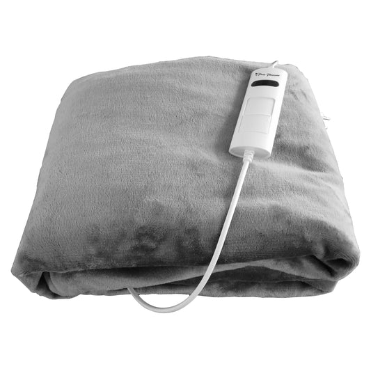 HEATED ELECTRIC OVERBLANKET WITH 6 SET TIMER (Brown Boxed)