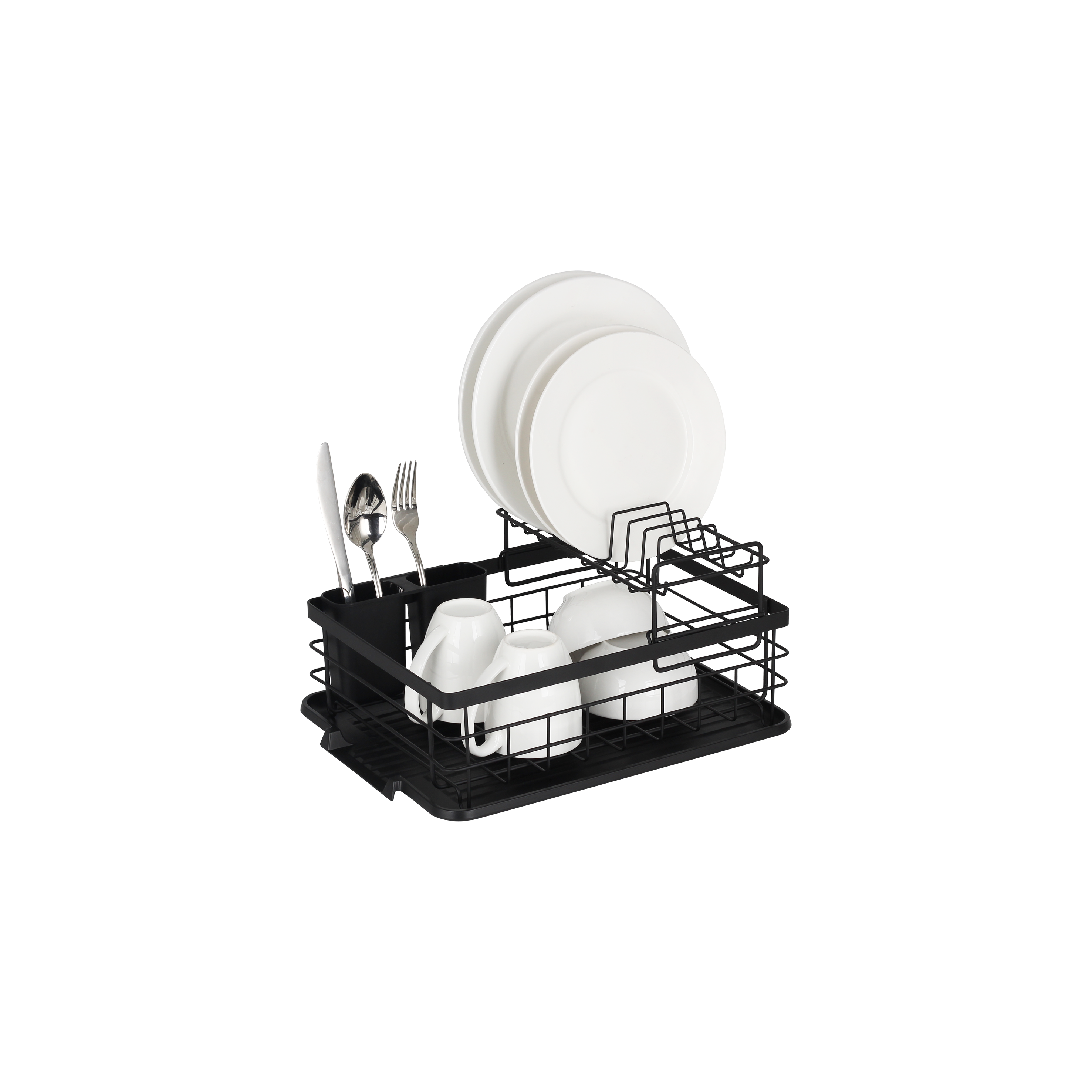 Dish Drainer 2-Tier - Catania 401 - Matt Black