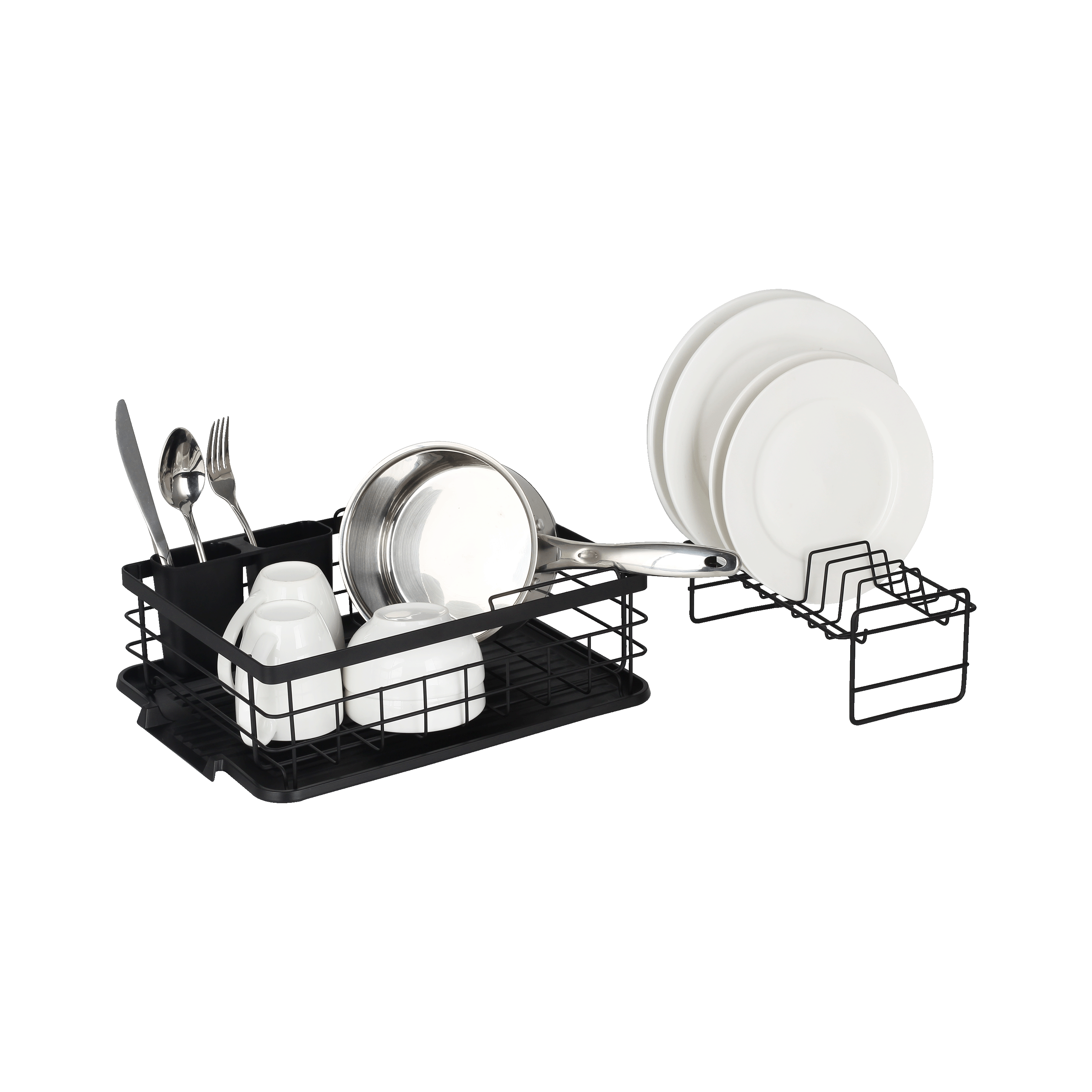 Dish Drainer 2-Tier - Catania 401 - Matt Black