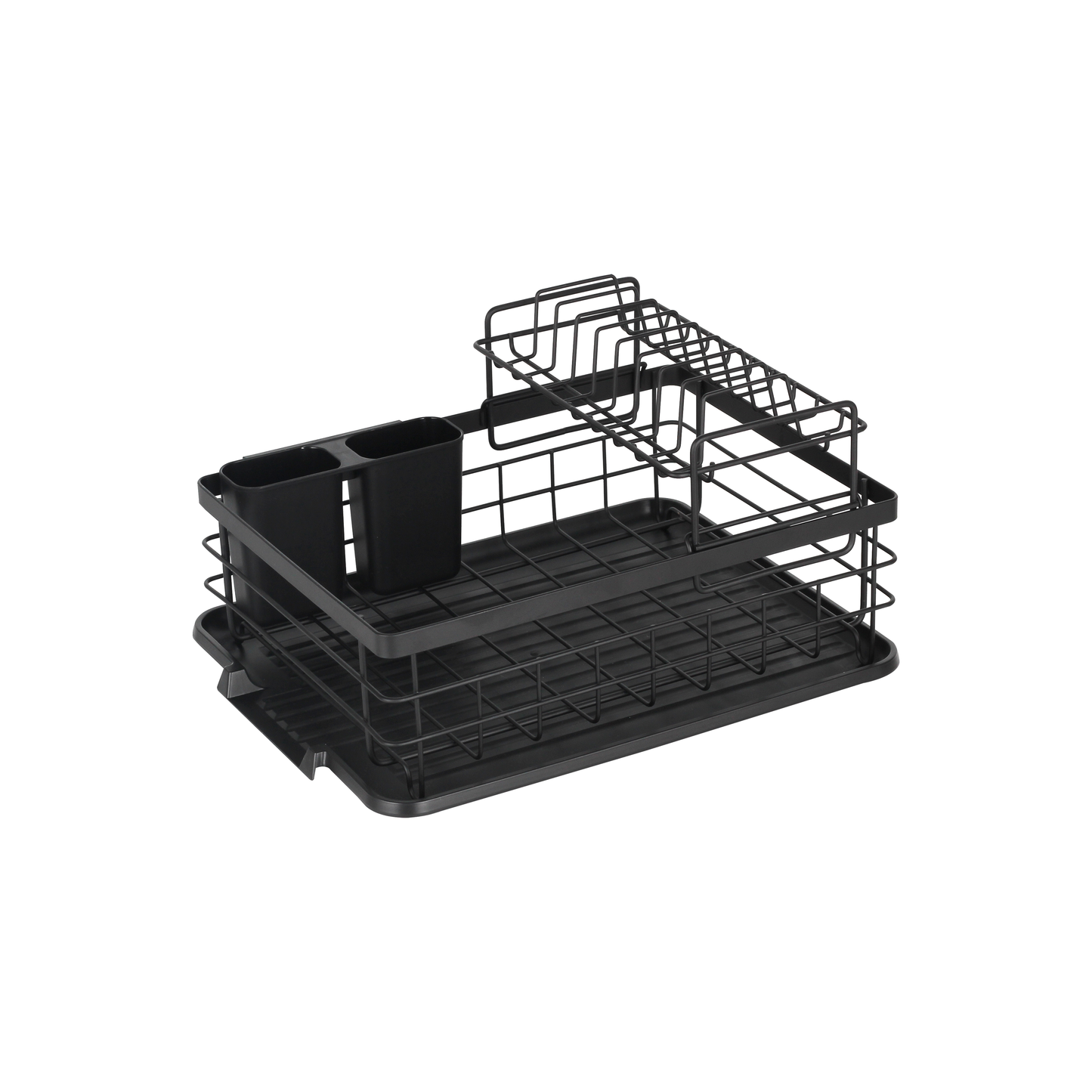 CATANIA 401 DISH DRAINER 2 TIER – MATT BLACK