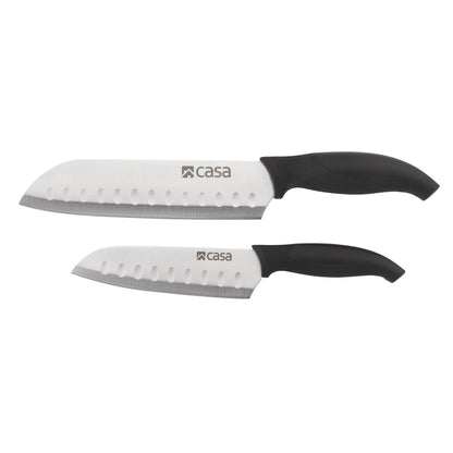 2PC NAPOLI SANTOKU KNIFE SET