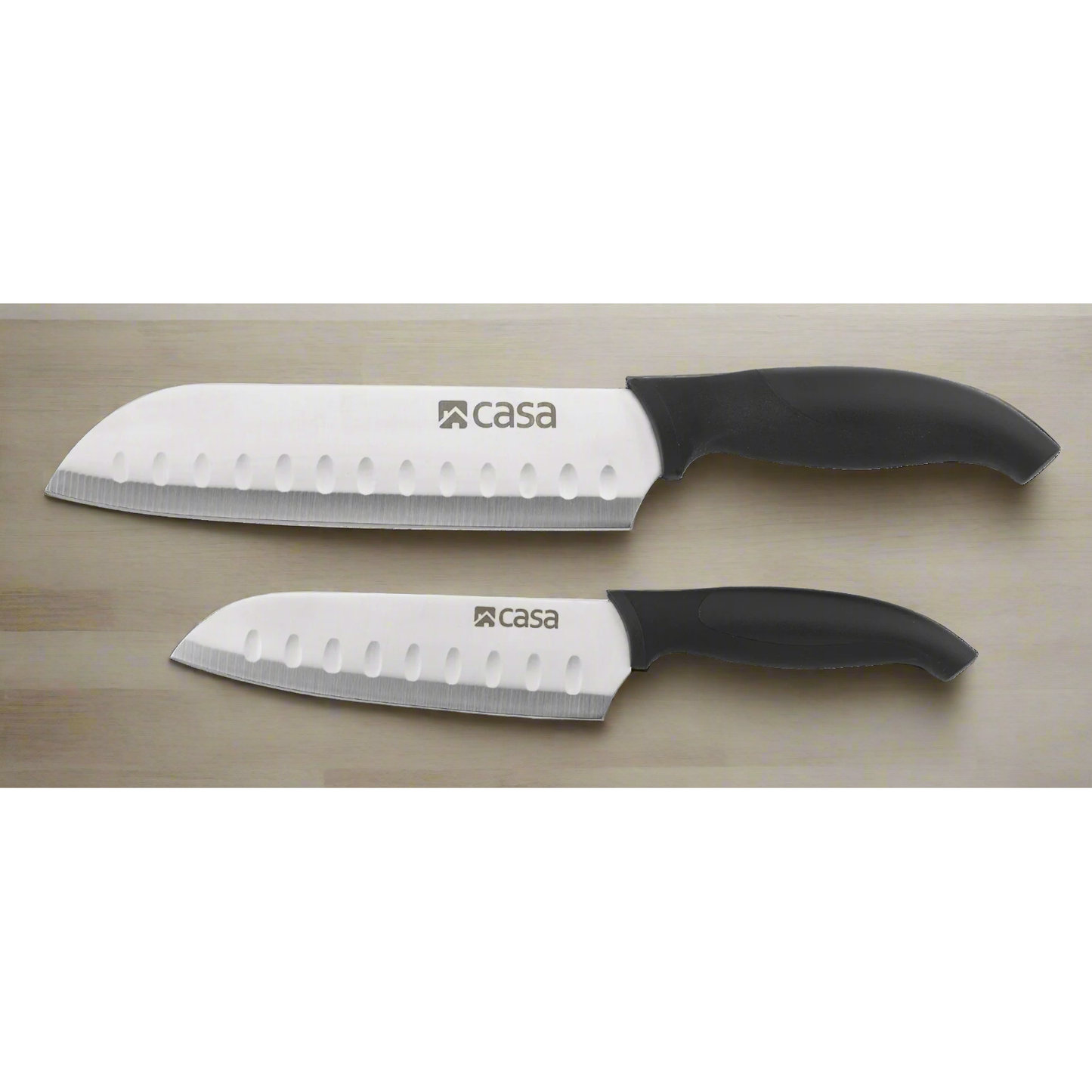 2PC NAPOLI SANTOKU KNIFE SET