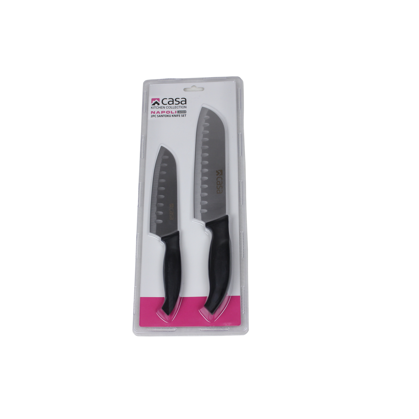 2PC NAPOLI SANTOKU KNIFE SET