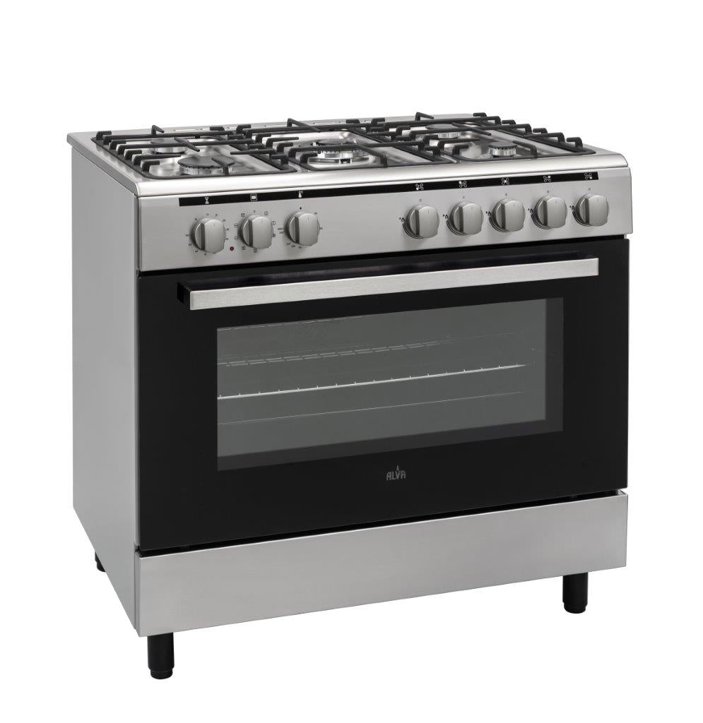5-Burner Freestanding Gas Electric Cooker Combo (Oven / Stove)