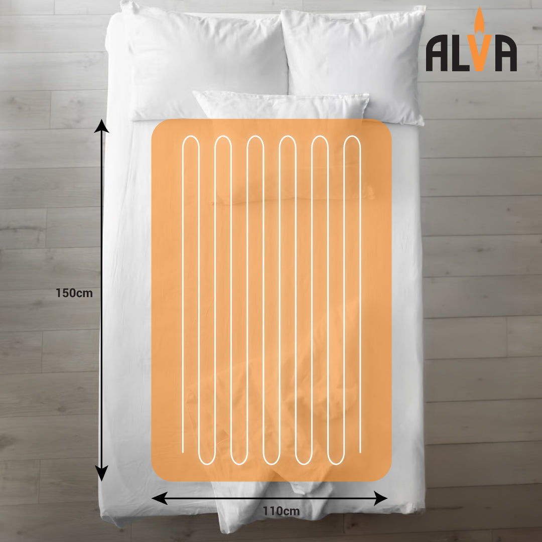 ALVA Tie-Down Electric Blanket | Padded Sleeve