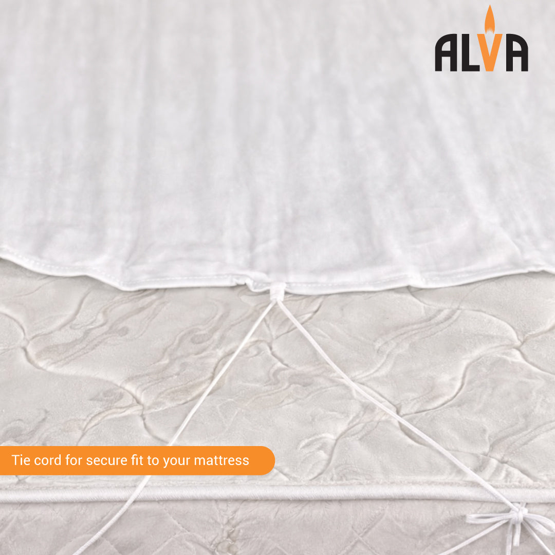 ALVA Tie-Down Electric Blanket | Padded Sleeve