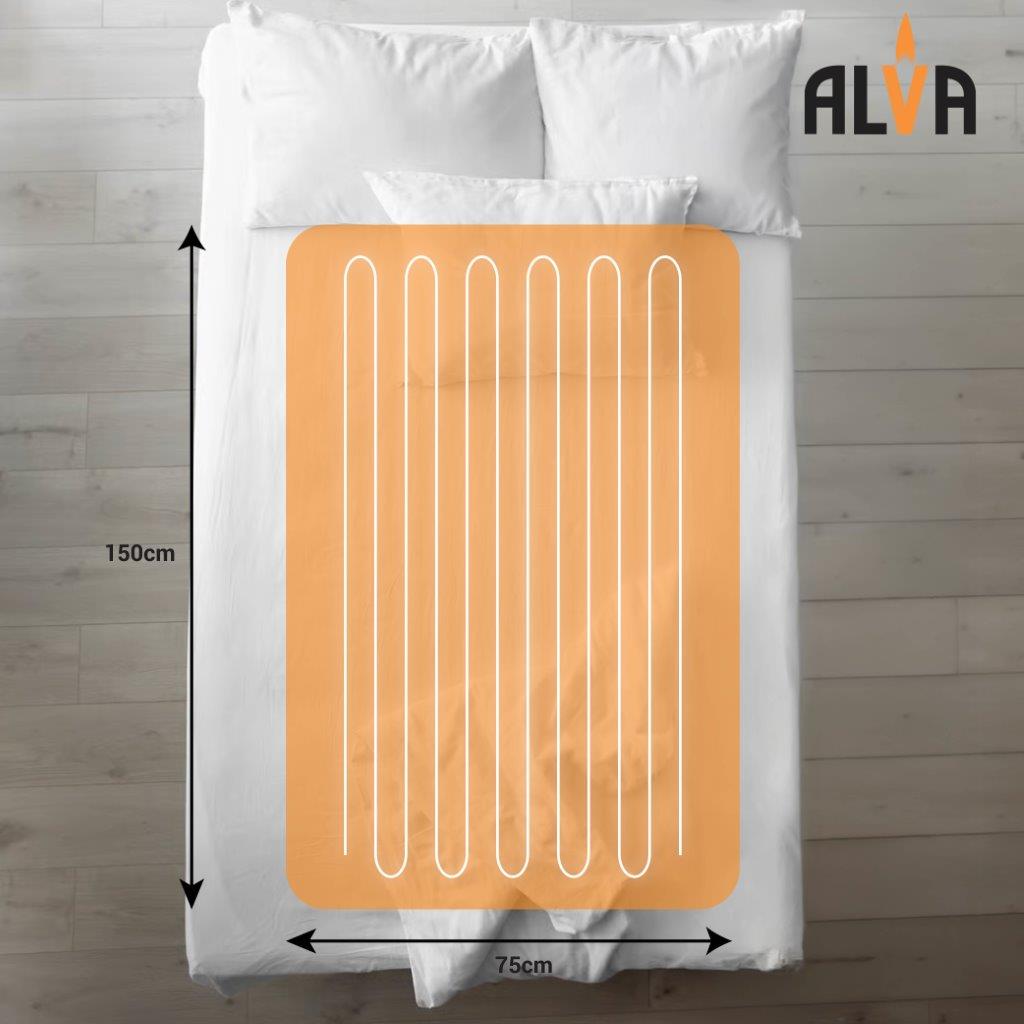 ALVA 2-Pack Tie-Down Electric Blanket Bundle | ECom