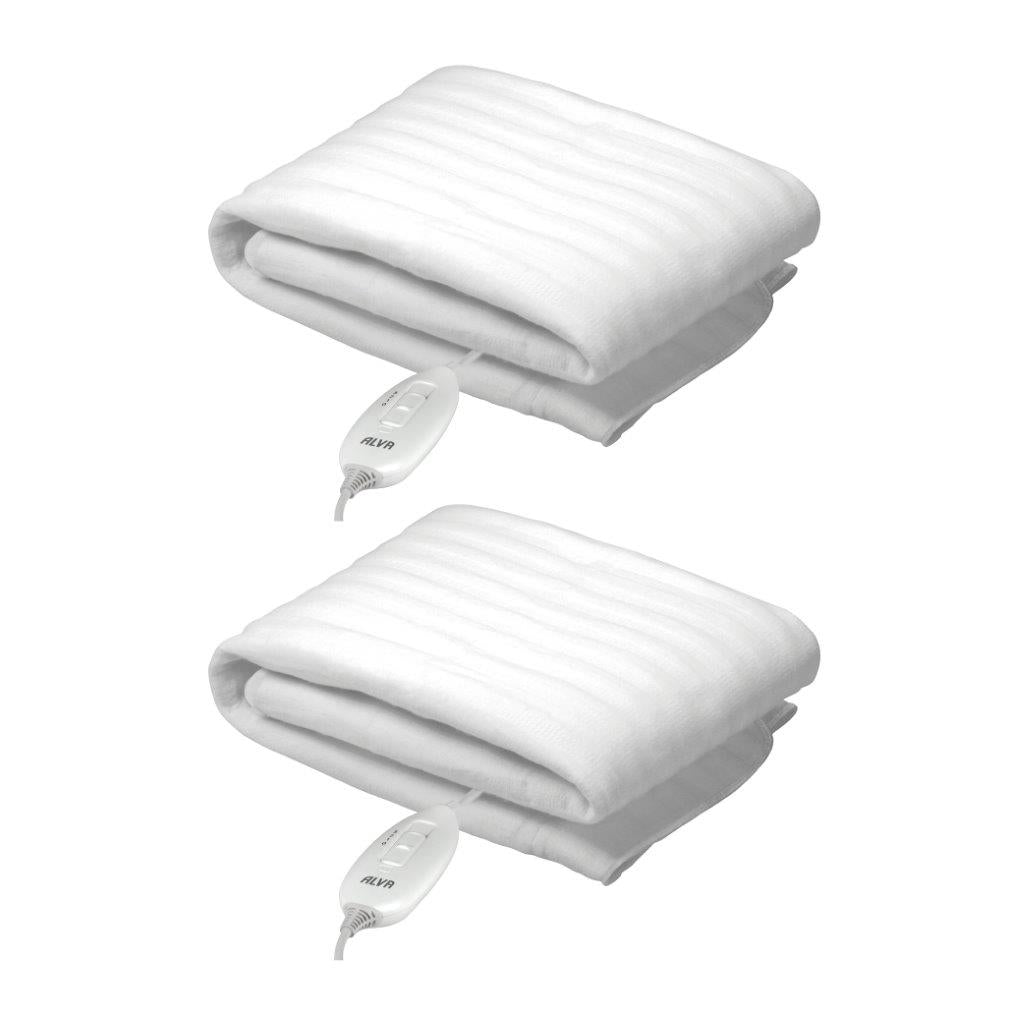 ALVA 2-Pack Tie-Down Electric Blanket Bundle | ECom